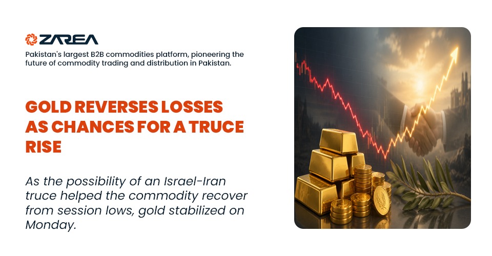 Gold Reverses Losses as Chances For A Truce Rise